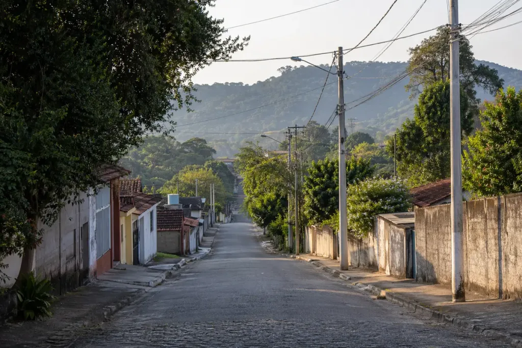 história de uma rua ou bairro